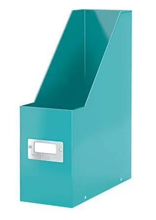 Stojan na časopisy "Click&Store", ledově modrá, PP/karton, 95 mm, lesklá, LEITZ OFERTA office vše pro kancelář Aktuální