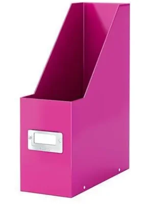 Stojan na časopisy "Click&Store", růžová, PP/karton, 95 mm, lesklá, LEITZ OFERTA office vše pro kancelář Odeslání Ihned