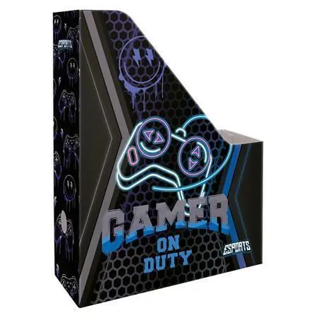 Jen Po Omezenou Doba Stojan na časopisy "Esport Gamer on duty", 90 mm, karton, A4, LIZZYSULI 7470218005 OFERTA office vše pro kancelář
