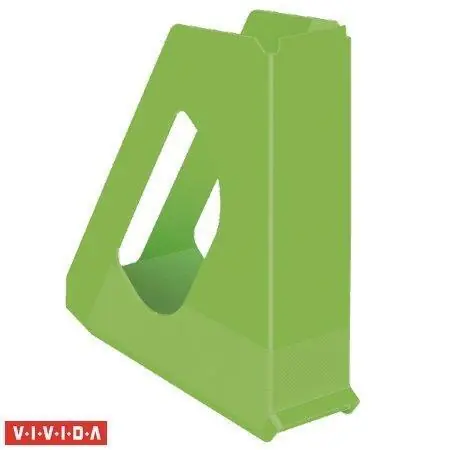 Stojan na časopisy "Europost", Vivida zelená, 68 mm, plast, ESSELTE OFERTA office vše pro kancelář Nová Kolekce