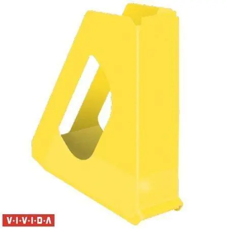 Stojan na časopisy "Europost", Vivida žlutá, 68 mm, plast, ESSELTE OFERTA office vše pro kancelář Vrácení Zdarma