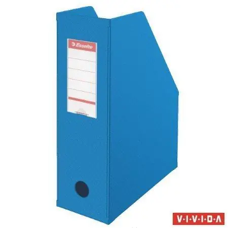 Stojan na časopisy, skládací, Vivida modrá,100 mm, PVC/karton, ESSELTE OFERTA office vše pro kancelář Pouze Dnes