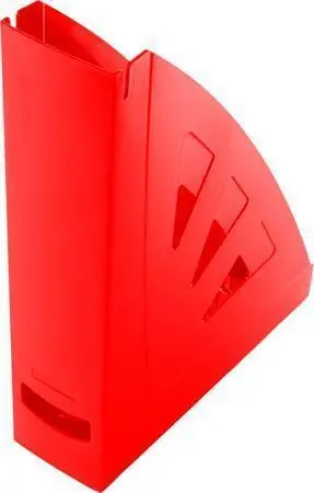 Stojan na časopisy, červená, plast, 75 mm, VICTORIA OFERTA office vše pro kancelář Koupit Online