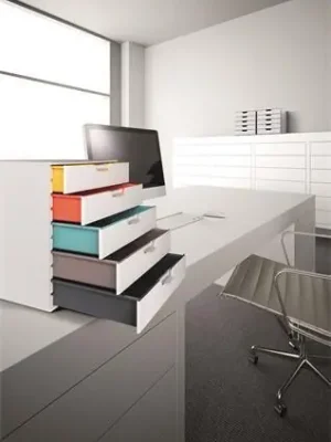 Zásuvkový box "VARICOLOR® 5", světle šedá, plastový, 5 zásuvek, DURABLE OFERTA office vše pro kancelář Levný