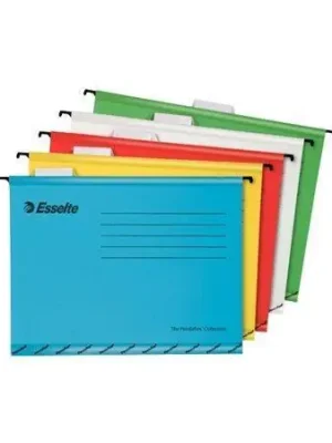 Víkendová Akce Zesílené závěsné desky "Classic", mix barev, A4, recyklovaný karton, ESSELTE OFERTA office vše pro kancelář