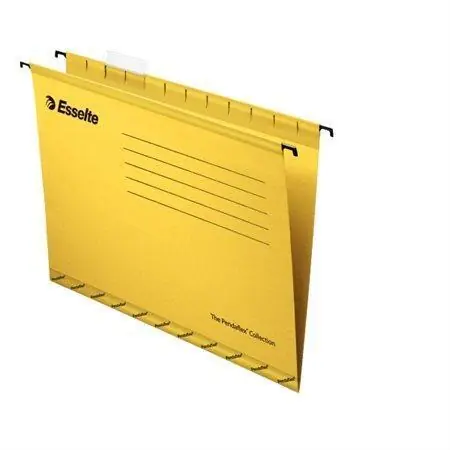 Horká Nabídka Zesílené závěsné desky "Classic", žlutá, A4, recyklovaný karton, ESSELTE OFERTA office vše pro kancelář