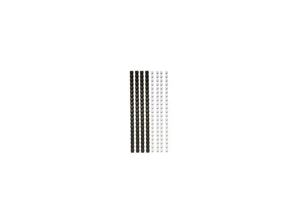 Hřbet, plastový, černý, 6 mm, 10-20 listů, FELLOWES - Toppapír Vrácení Zdarma