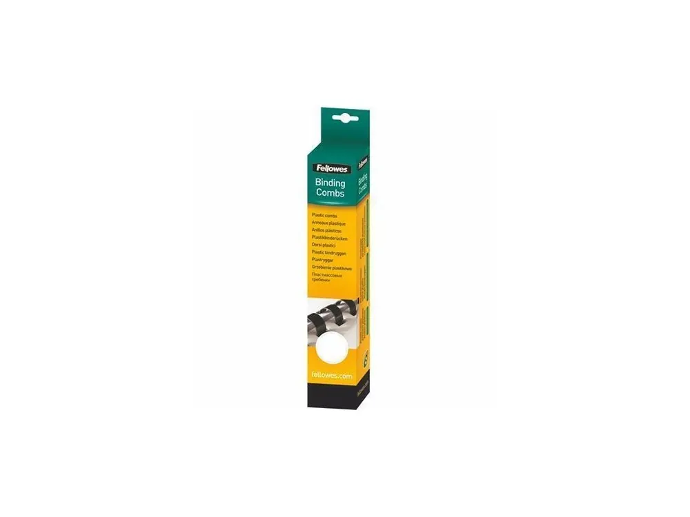 Hřbet, plastový, bílý, 16 mm, 101-120 listů, FELLOWES - Toppapír Výhodná Nabídka
