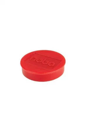 1915314 Magnety, červená, 38 mm, 10 ks NOBO - Toppapír Akce