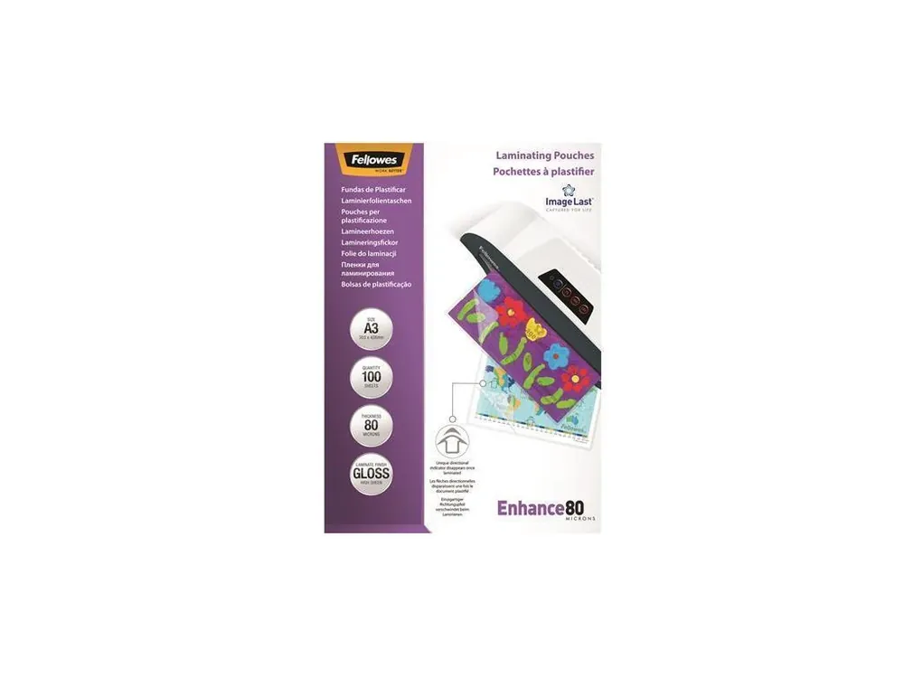 Must-Have Laminovací fólie, lesklá, A3, 80 micron, FELLOWES - Toppapír