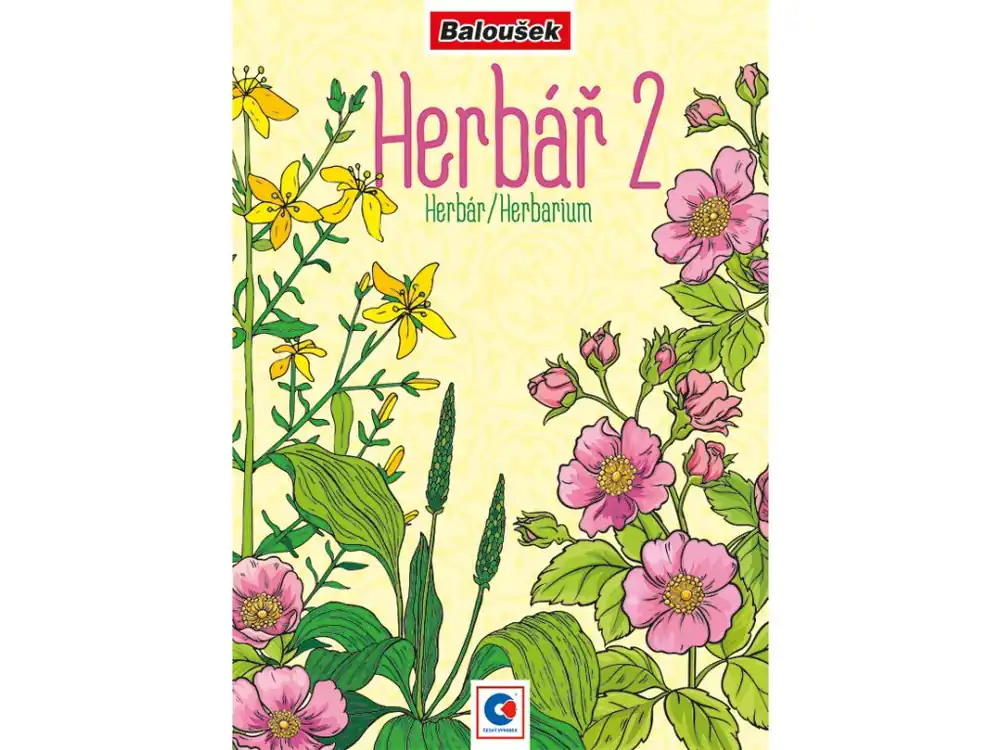 Novinka Omalovánka A5 - Herbář II. - Toppapír