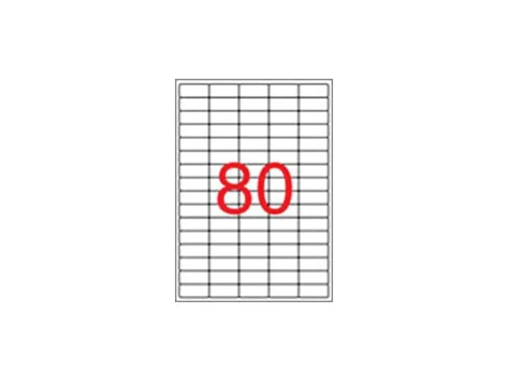 Originální Etiketa, 35,6 x 16,9 mm, snímatelná, zaoblené rohy, 2000 ks/bal., APLI 10199 - Toppapír