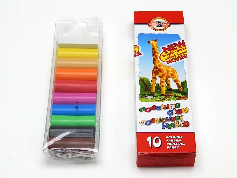 Časově Omezené Souprava modelovacích hmot 131504, 10 barev, 200g - Toppapír
