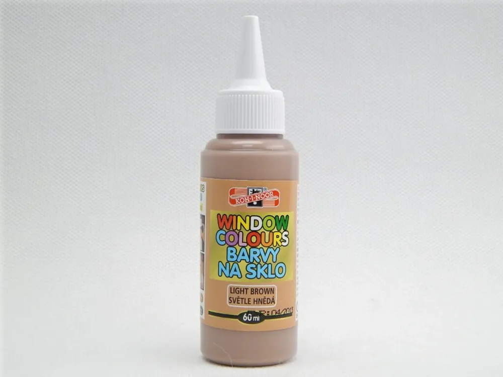 Barva 9742012, na sklo, SVĚTLE HNĚDÁ, 60ml - Toppapír Kup Teď