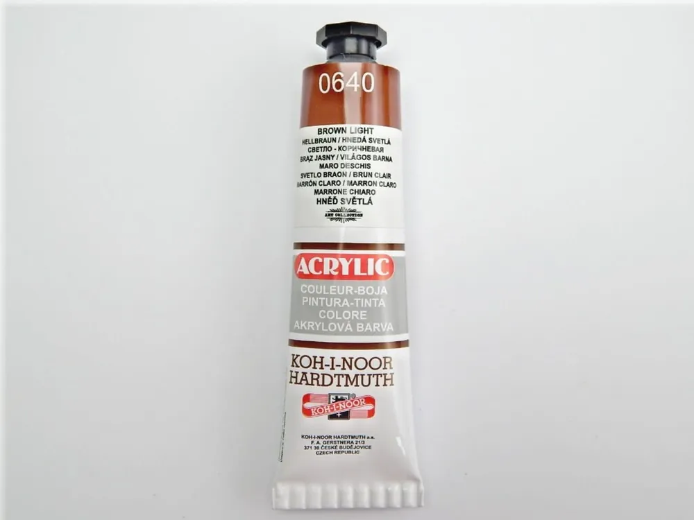 Akrylová barva 162738 / 0640 světle hnědá 40ml - Toppapír Must-Have