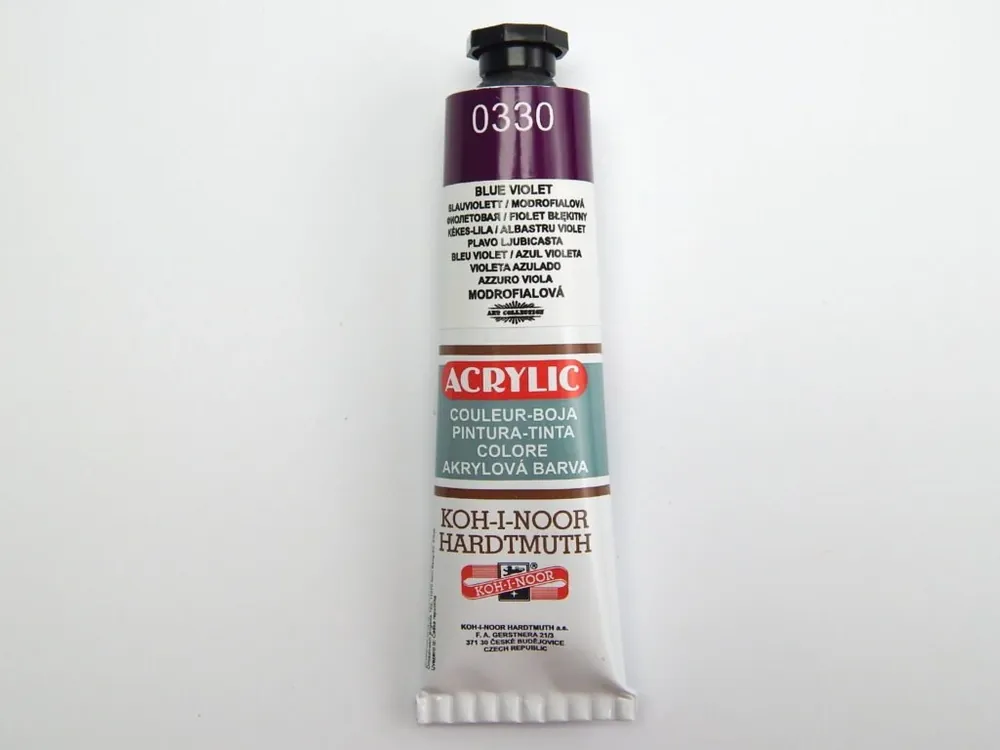 Dokud Zásoby Vydrží Akrylová barva 162731 / 0330 tmavě fialová 40ml - Toppapír