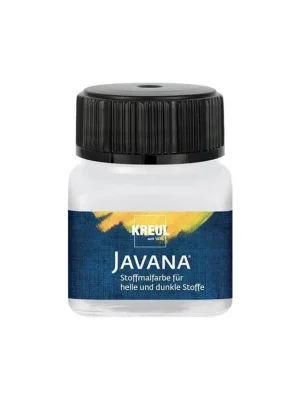 Originální Barva na světlý a tmavý textil, bílá, 20 ml, JAVANA, KREUL - Toppapír
