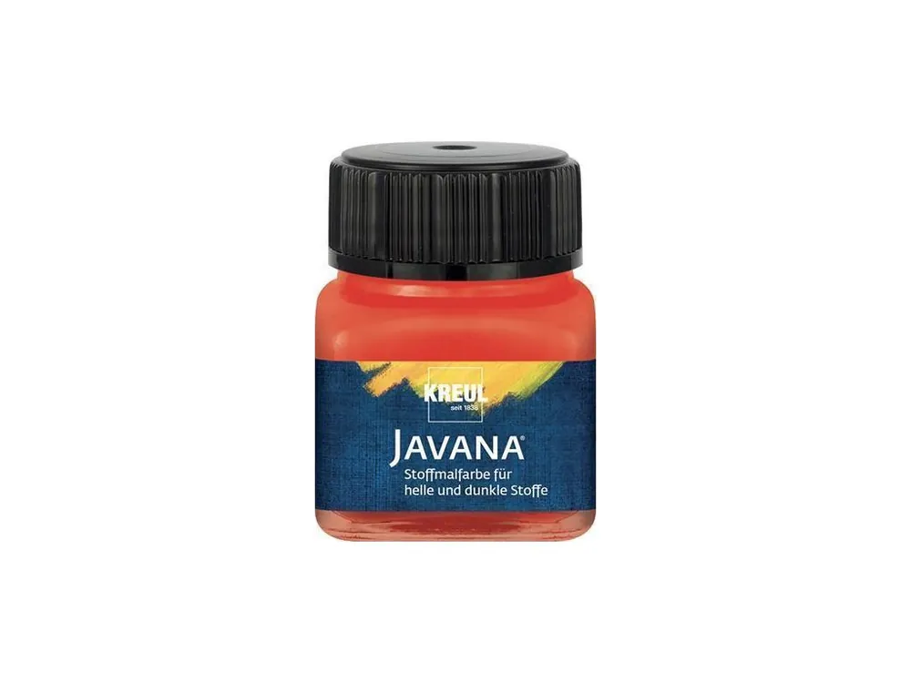 Barva na světlý a tmavý textil, červená, 20 ml, JAVANA, KREUL - Toppapír Bezpečná Platba