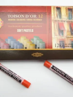 Akce Křídy 8500/101 prašné TOISON D‘OR, červeň rumělková, 12ks - Toppapír
