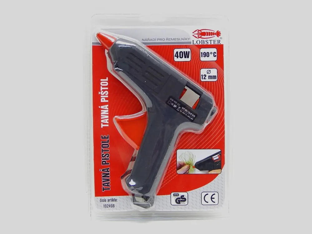 Přímo Od Výrobce Pistole tavná střední ALIGA 102498, 40w, černá, 12mm - Toppapír