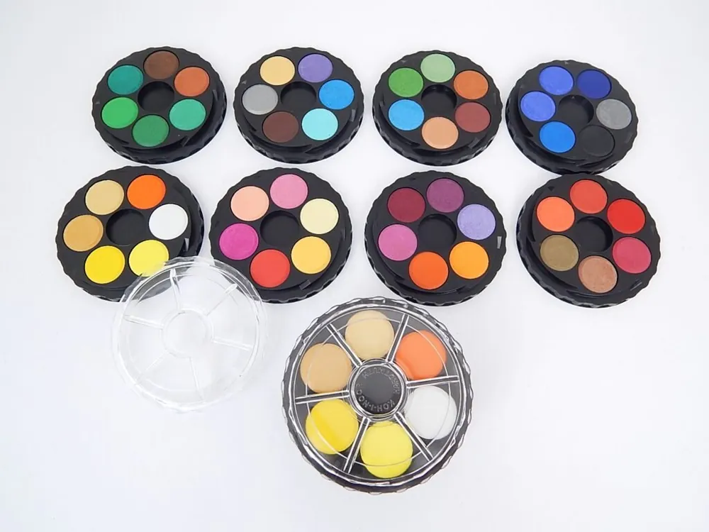 Aktuální Barvy 171507 vodové kulaté, 22,5mm, 48 odstínů - Toppapír