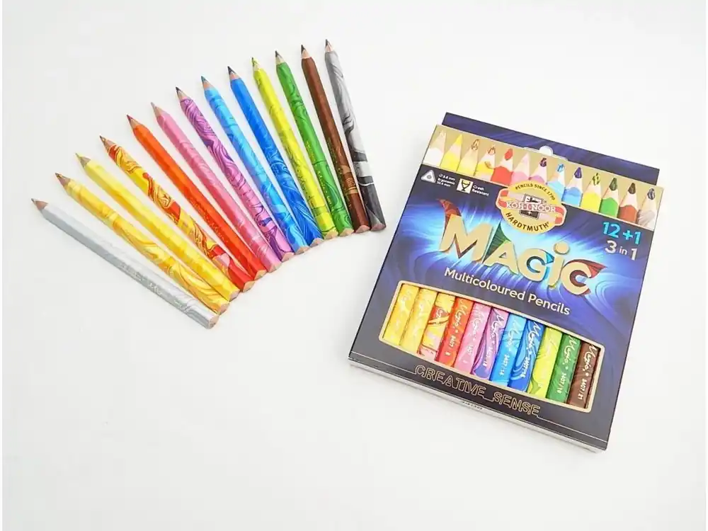 Hit Sezóny Pastelky MAGIC 3408 12+1ks - Toppapír