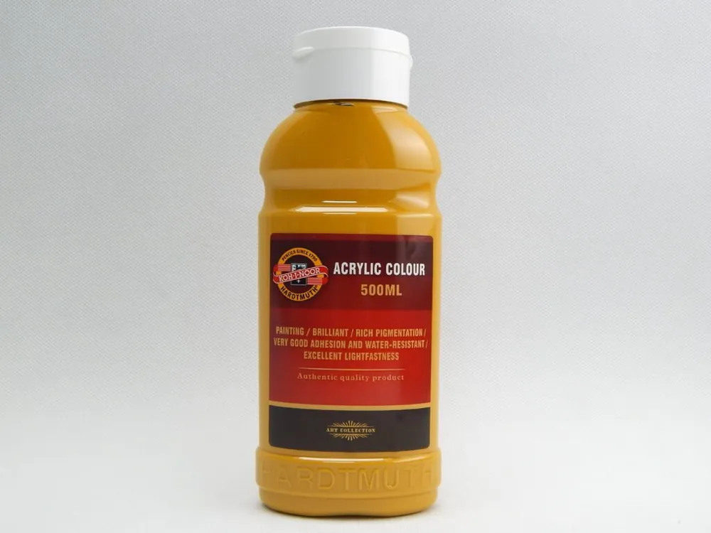 Akrylová barva 1627/0600 okr 500ml - Toppapír Expresní Doručení