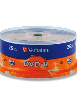 Akční Cena Verbatim DVD-R - zapisovatelné DVD - 4,7 GB, 25 ks, spindl