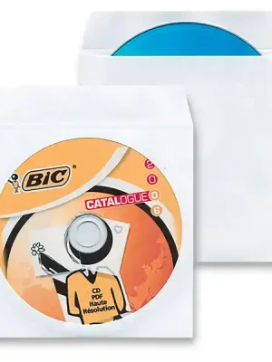 Akce CD Cover - obálka na CD - 100 ks, bílá