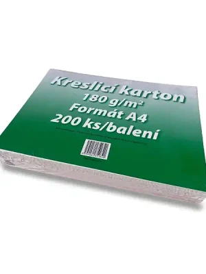 Akční Nabídka Kreslicí karton - A4, 180 g/m2, 200 listů