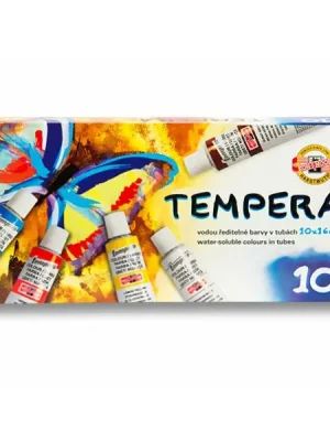 Akční Nabídka Koh-i-noor 162548 - temperové barvy - 10 barev, tuba 16 ml