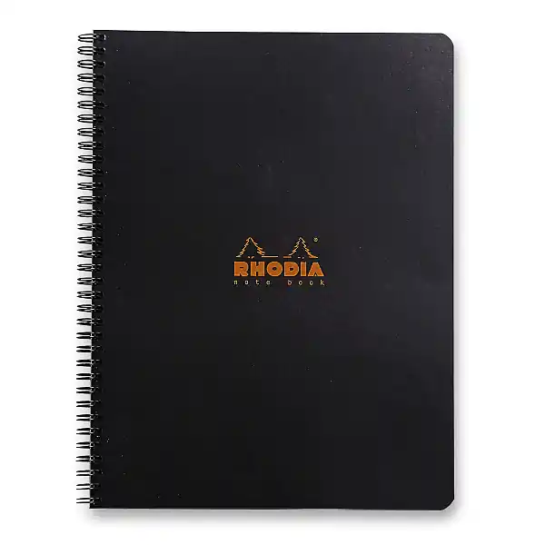 Akční Nabídka Rhodia Classic - kroužkový blok - A4+, 80 l., čtverečkovaný, černý