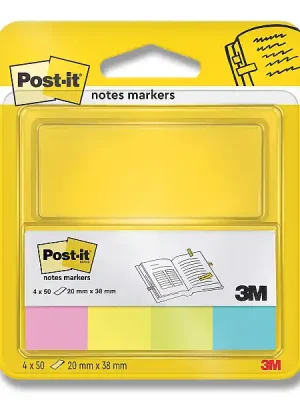 3M Post-it 670/4N - papírové značkovací proužky - 20×38 mm, 4x50 l. Oblíbený