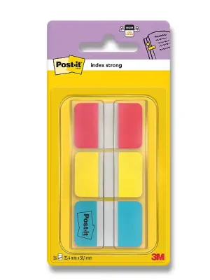 3M Post-it 686-RYB - supersilné záložky - 25×38 mm, 3x22 ks, neon Tovární Cena