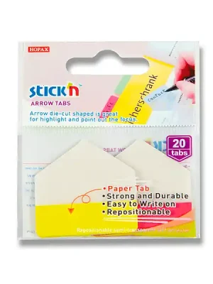Akční Cena Hopax Stick‘n Arrow Tabs - samolepicí záložky - 38 × 38 mm, žluté/červené
