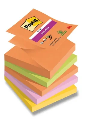 3M Post-it - silně lepicí Z-bloček - 76 x 76 mm, 5 x 90 l., Boost Novinka