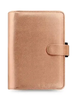 Autentický Filofax Saffiano - diář A6 - rose gold