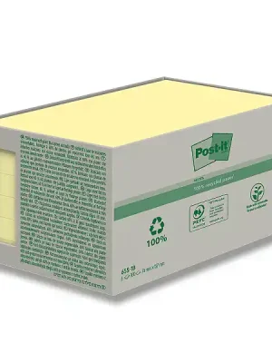 3M Post-it 655 - samolepicí recyklované bločky - 76x127 mm, 6×100 listů Nejlepší Cena