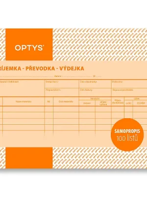 Akce Optys - příjemka, převodka, výdejka