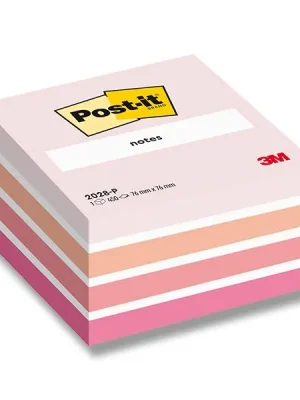 3M Post-it 2028B Aquarelle - samolepicí bloček - 76×76 mm, Aquarelle Pink Super Cena