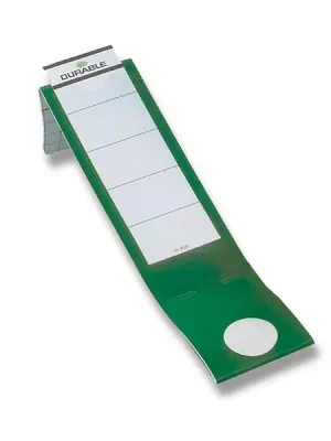 Autentický Durable - samolepicí náhradní hřbet - 40 mm, zelený, 10 ks