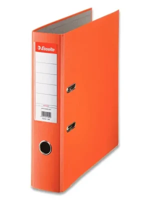 Autentický Esselte Economy - pákový pořadač - 75 mm, oranžový