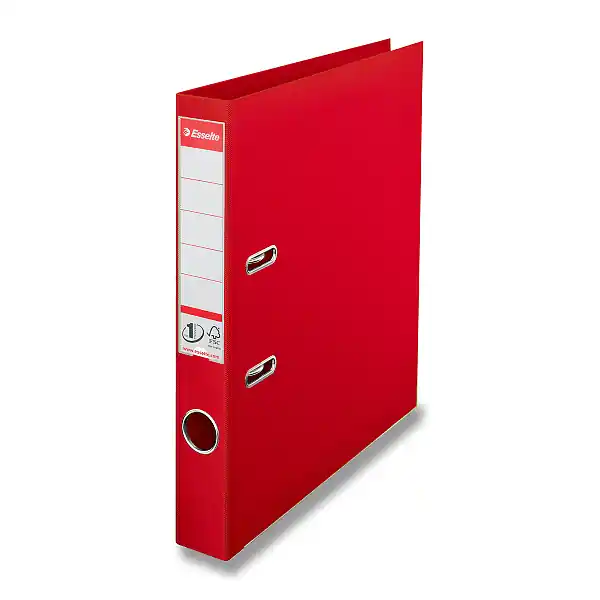 Esselte No. 1 Power - plastový pákový pořadač - 50 mm, červený Vrácení Zdarma