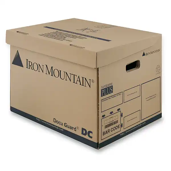 Iron Mountain DG/DC - archivační krabice na tabelační papír, 430 x 312 x 333 mm, hnědá Přímo Od Výrobce