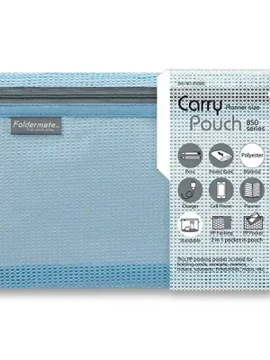 Aktuální Foldermate Pop Gear - spisovka se zipem - A5, modrá