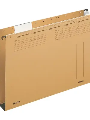 Aktuální Leitz Alpha - závěsné zakládací desky - s dnem 40 mm