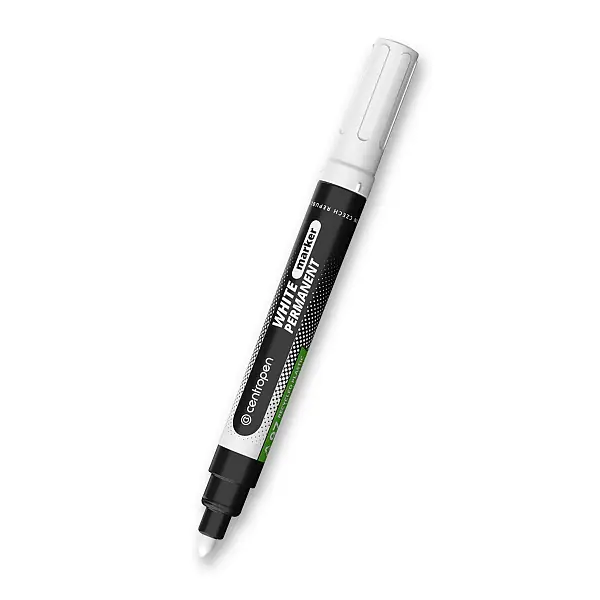 Centropen White Permanent 8586 - speciální značkovač - bílý Zlevněný