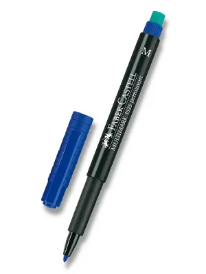 Značkový Faber-Castell 1525 M - permanentní popisovač - modrý