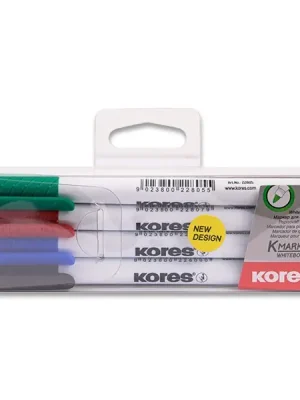 Aktuální Kores K-Marker W1 - popisovač na bílé tabule - sada 4 barev