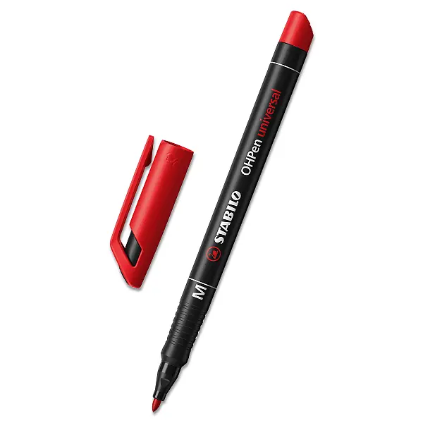Poslední Šance STABILO OHPen universal 843 Medium - permanentní popisovač - červený